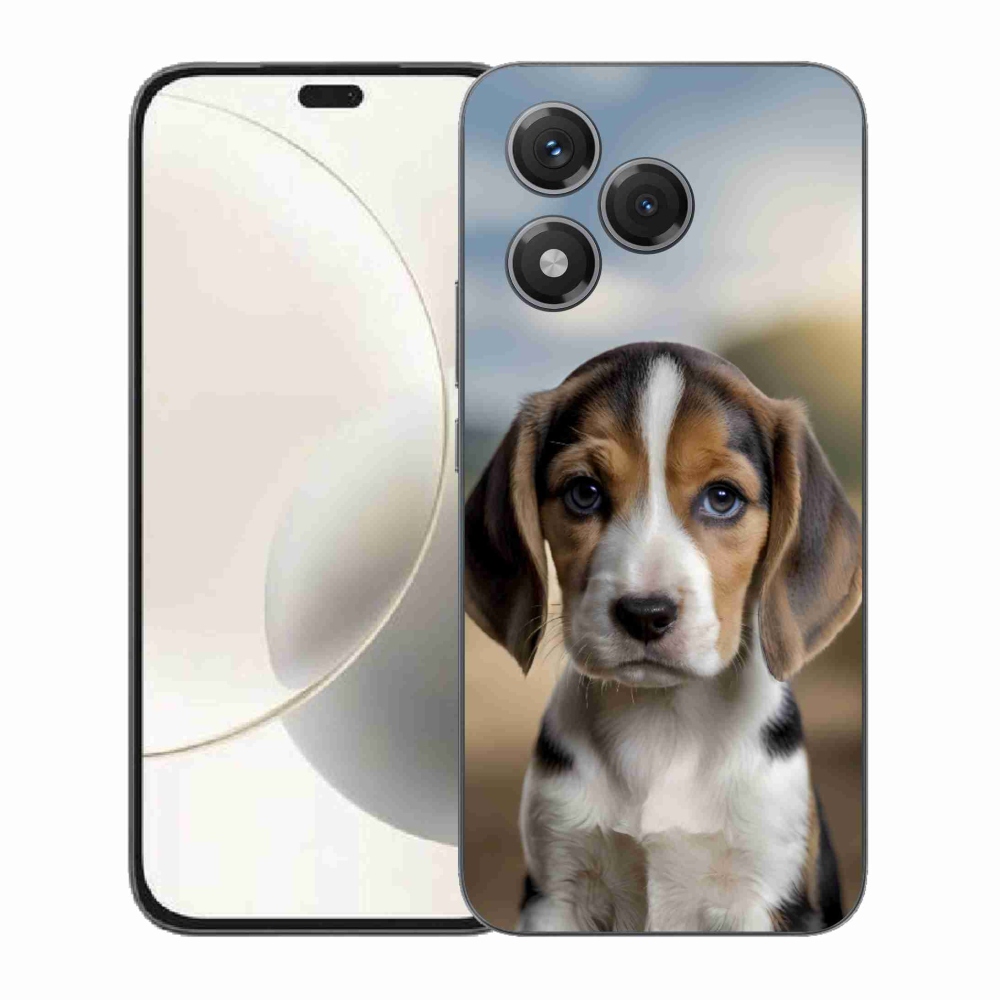Gélový kryt mmCase na Honor 400 Lite - roztomilý bígl