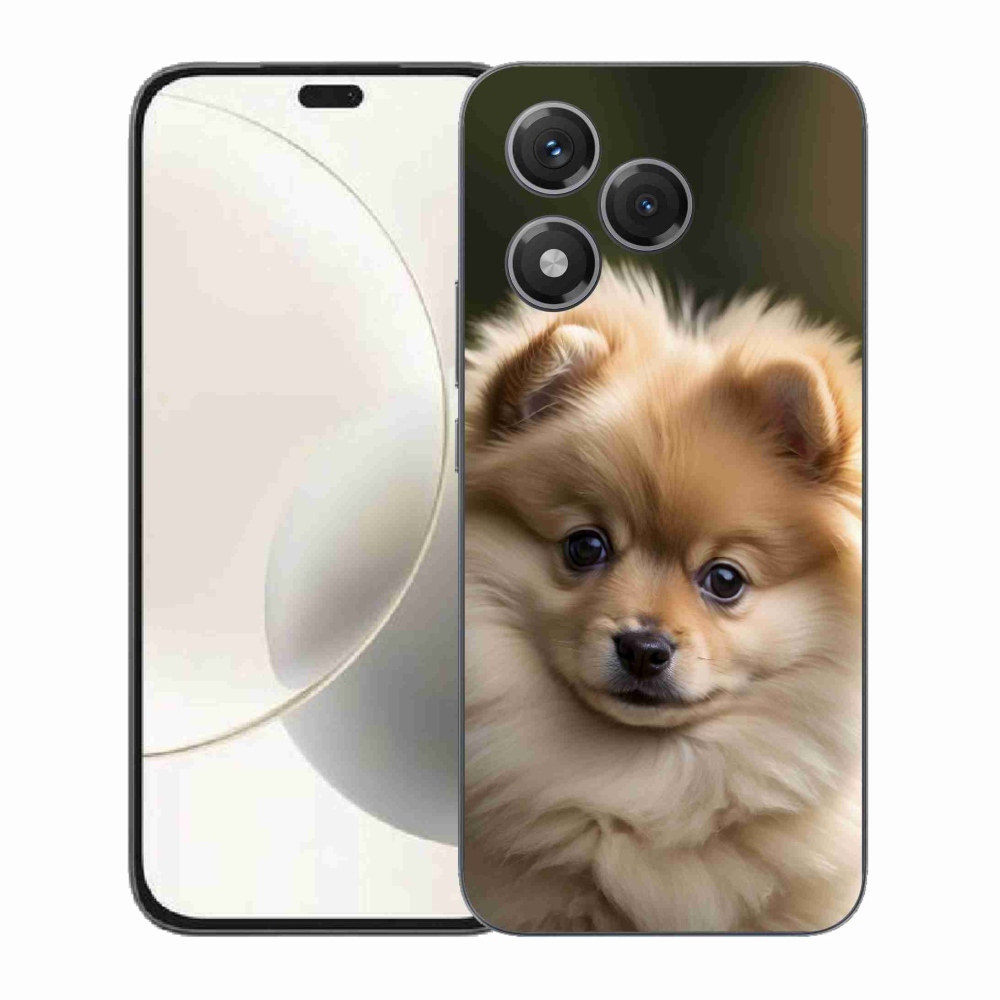 Gélový kryt mmCase na Honor 400 Lite - roztomilý pomeranian 2