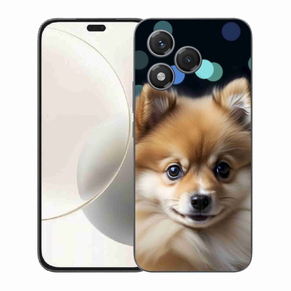 Gélový kryt mmCase na Honor 400 Lite - roztomilý pomeranian