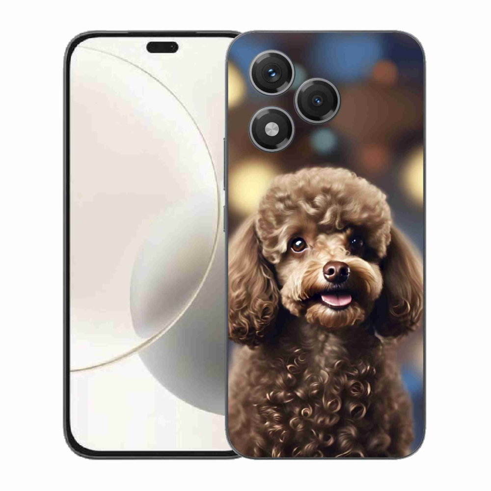 Gélový kryt mmCase na Honor 400 Lite - roztomilý pudel