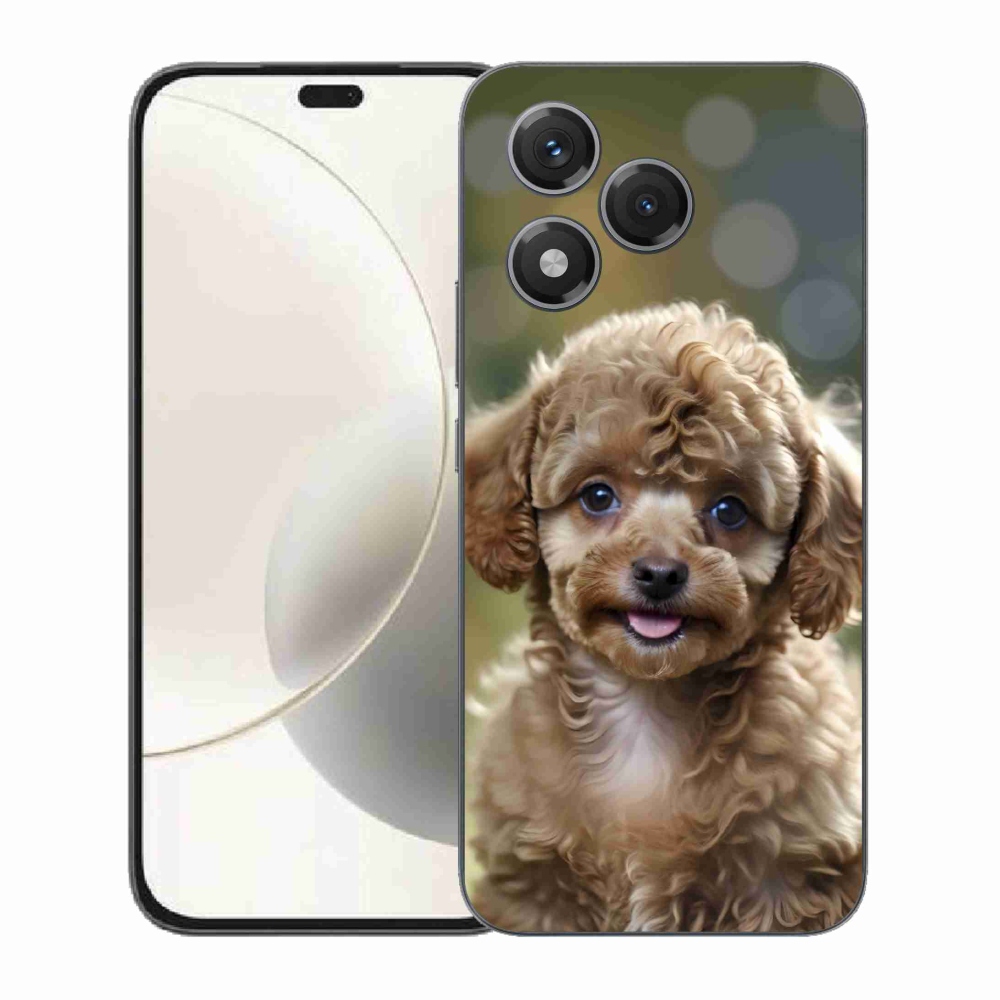 Gélový kryt mmCase na Honor 400 Lite - roztomilý pudel