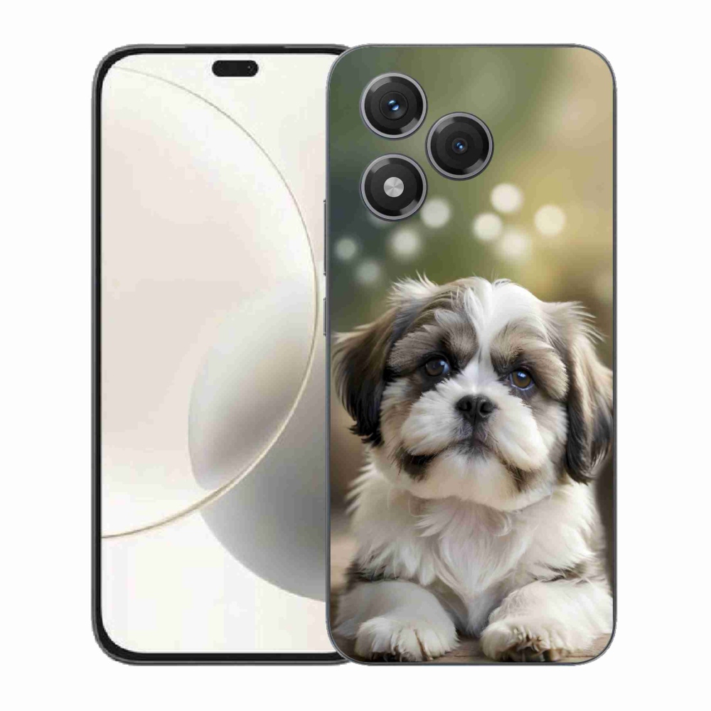 Gélový kryt mmCase na Honor 400 Lite - roztomilý shih-tzu