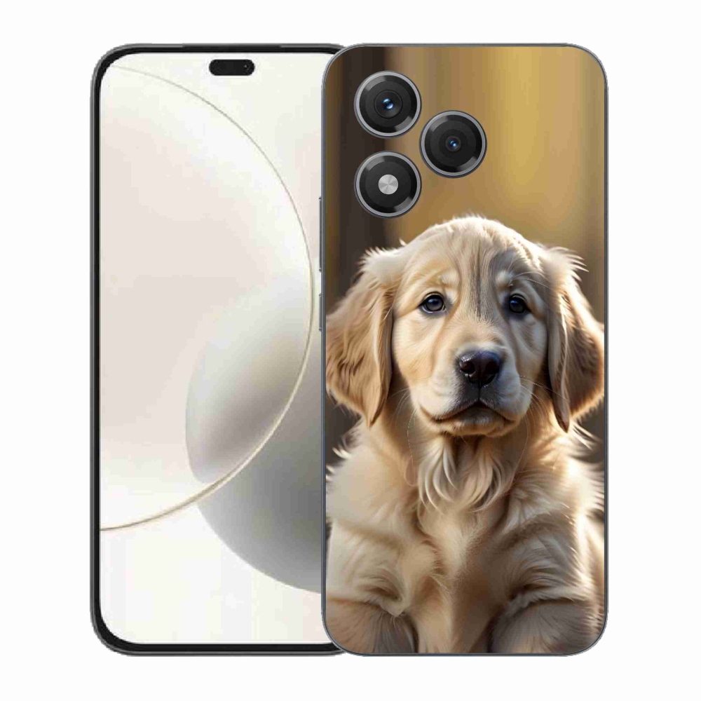 Gélový kryt mmCase na Honor 400 Lite - roztomilý zlatý retriever