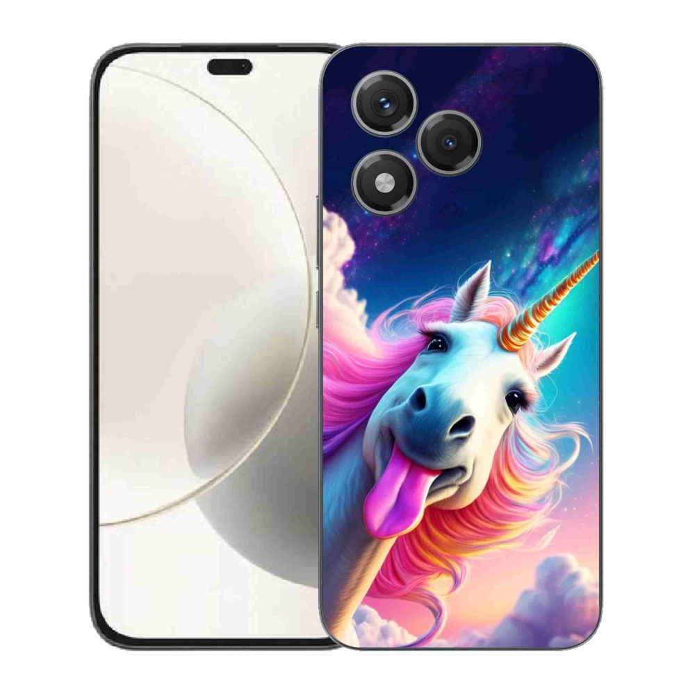 Gélový kryt mmCase na Honor 400 Lite - šialený jednorožec