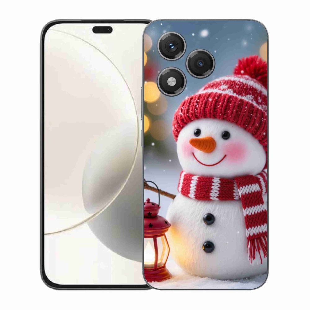 Gélový kryt mmCase na Honor 400 Lite - snehuliak 2