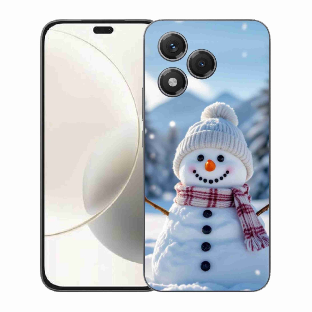 Gélový kryt mmCase na Honor 400 Lite - snehuliak 3