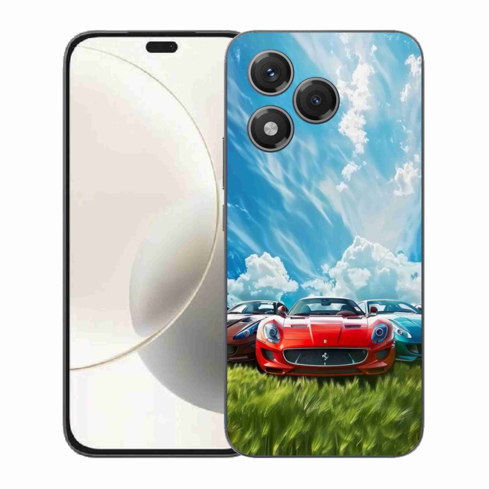 Gélový kryt mmCase na Honor 400 Lite - športové vozidlá