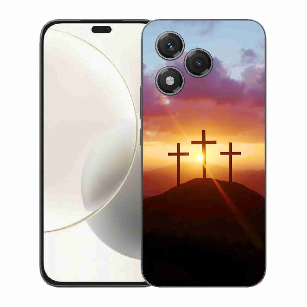 Gélový kryt mmCase na Honor 400 Lite - tri kríža