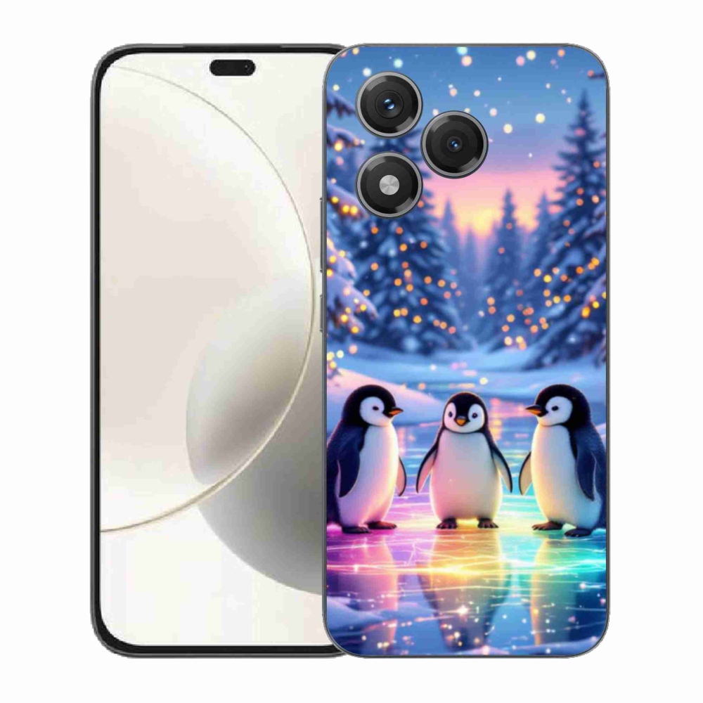 Gélový kryt mmCase na Honor 400 Lite - tučniaky