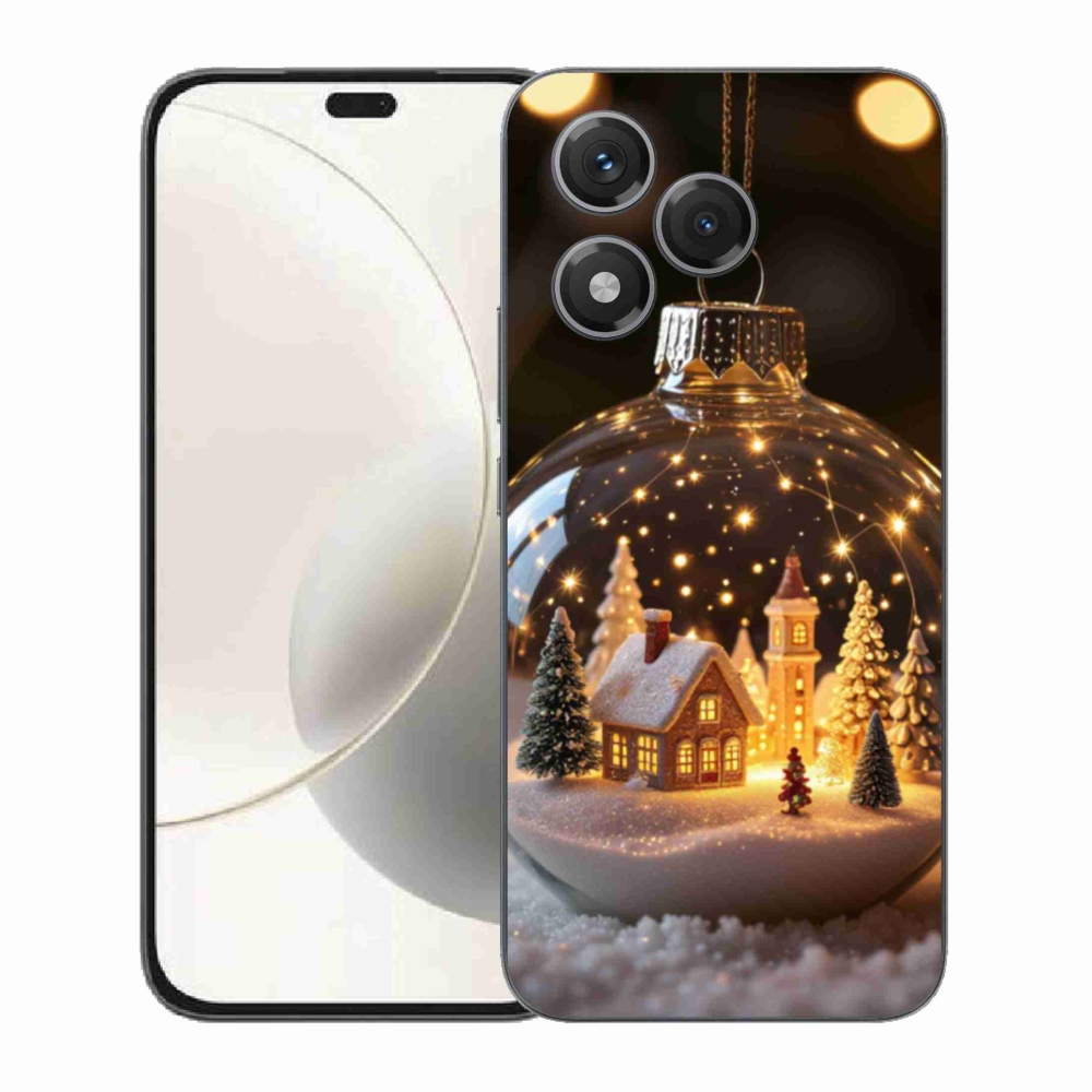 Gélový kryt mmCase na Honor 400 Lite - vianočné gule 3