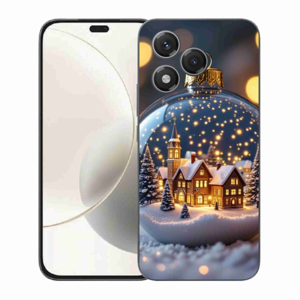 Gélový kryt mmCase na Honor 400 Lite - vianočné gule 4