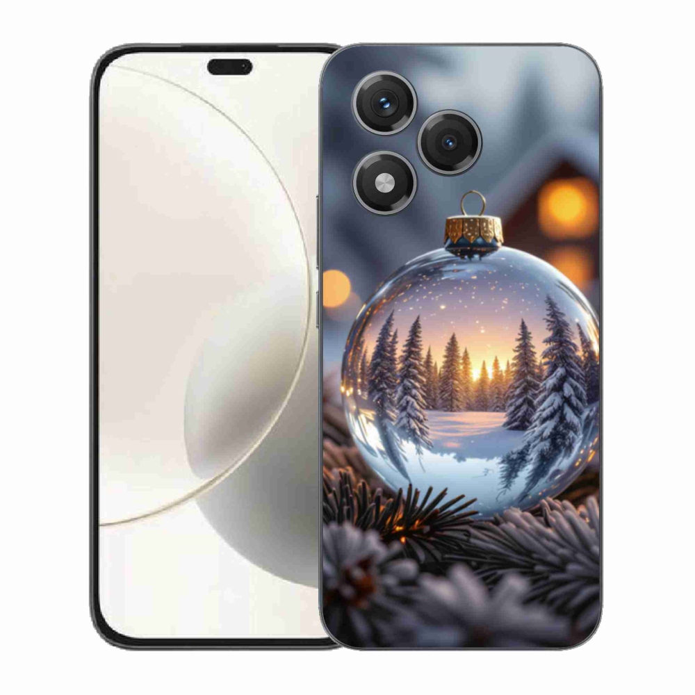 Gélový kryt mmCase na Honor 400 Lite - vianočná ozdoba