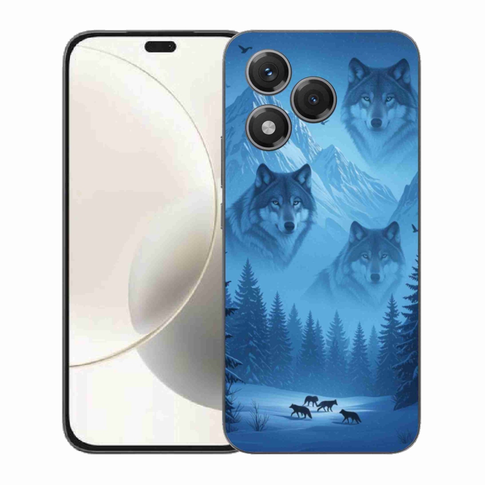 Gélový kryt mmCase na Honor 400 Lite - vlčia svorka