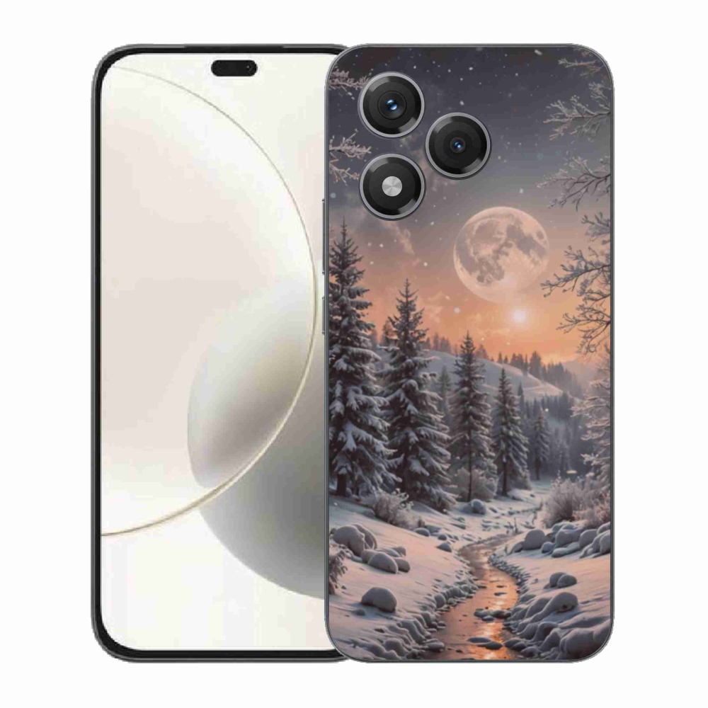 Gélový kryt mmCase na Honor 400 Lite - zimná krajina 2