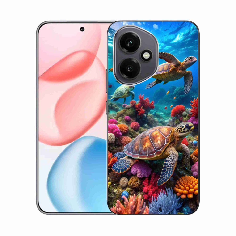 Gélový kryt mmCase na Honor 400 - morský svet 2