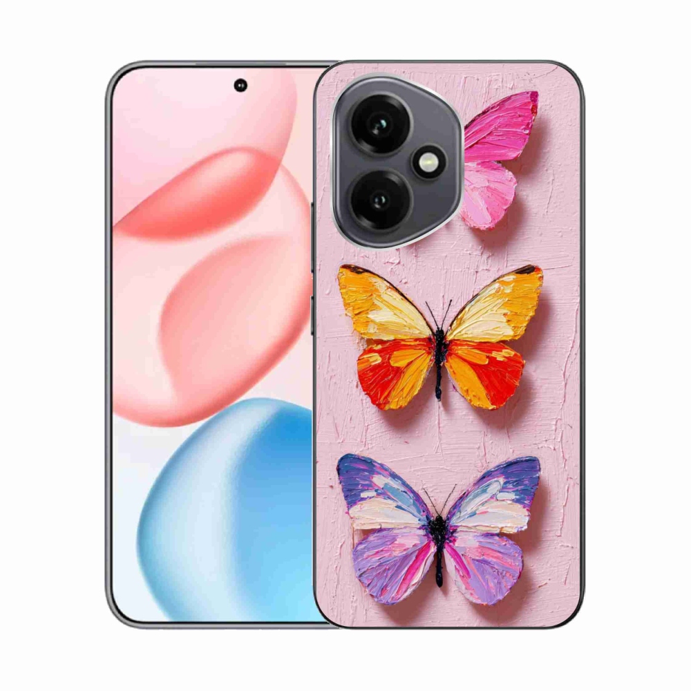 Gélový kryt mmCase na Honor 400 - motýlia trojica