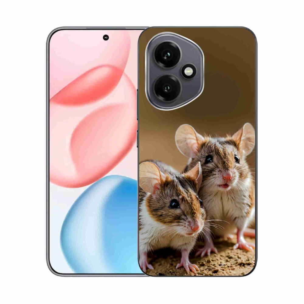 Gélový kryt mmCase na Honor 400 - myší duo