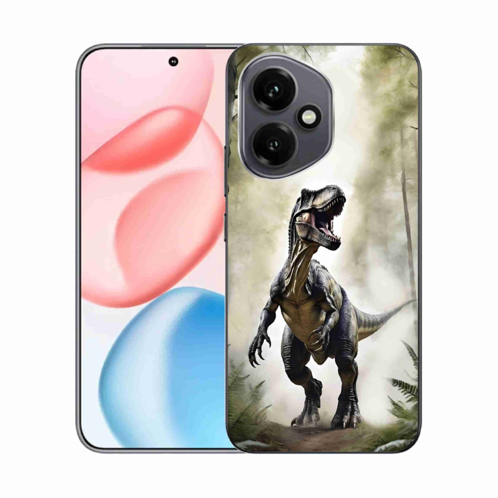 Gélový kryt mmCase na Honor 400 - naštvaný T-Rex