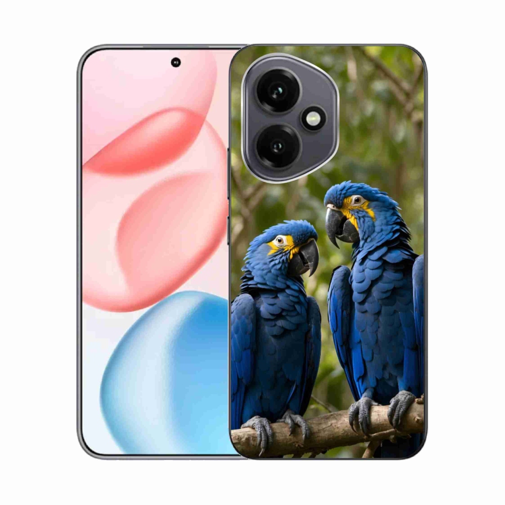 Gélový kryt mmCase na Honor 400 - papagájové duo