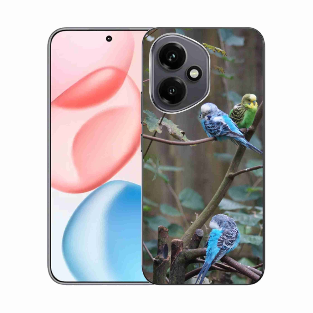 Gélový kryt mmCase na Honor 400 - papagáje na vetve