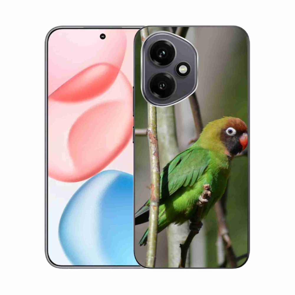 Gélový kryt mmCase na Honor 400 - papagáj agapornis