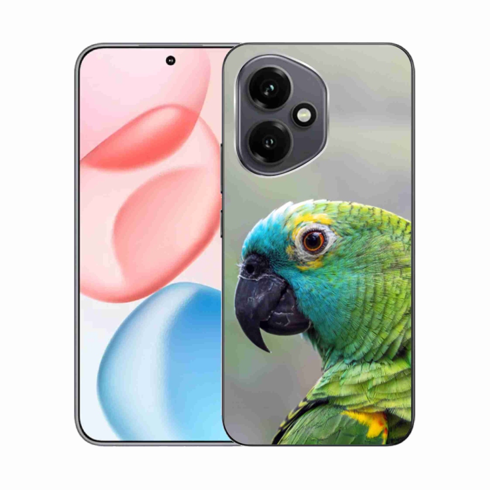 Gélový kryt mmCase na Honor 400 - papagáj amazoňan