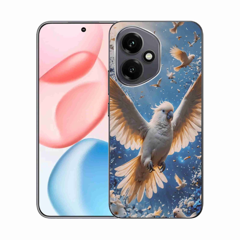 Gélový kryt mmCase na Honor 400 - papagáj kakadu
