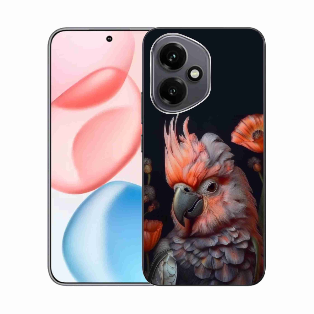 Gélový kryt mmCase na Honor 400 - papagáj kakadu vo farbách
