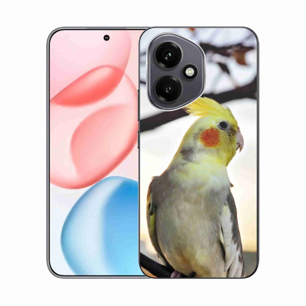 Gélový kryt mmCase na Honor 400 - papagáj korela