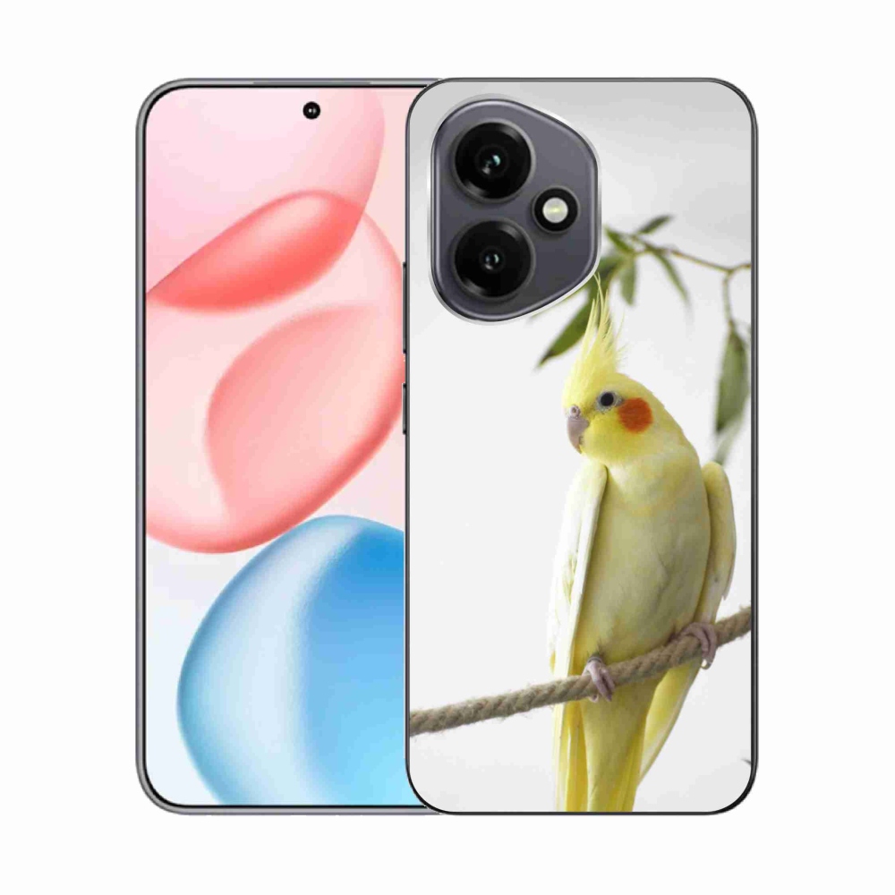 Gélový kryt mmCase na Honor 400 - papagáj korela chocholatá