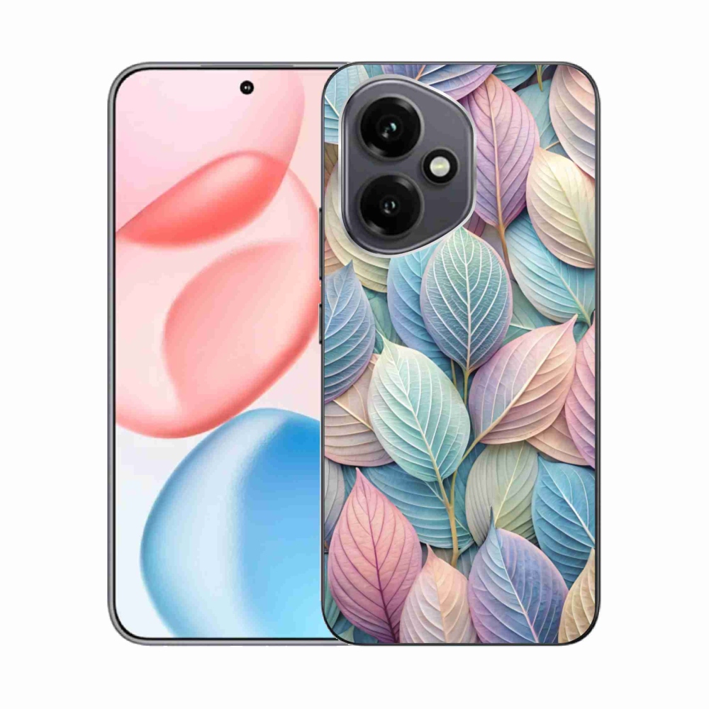 Gélový kryt mmCase na Honor 400 - pastelové listy