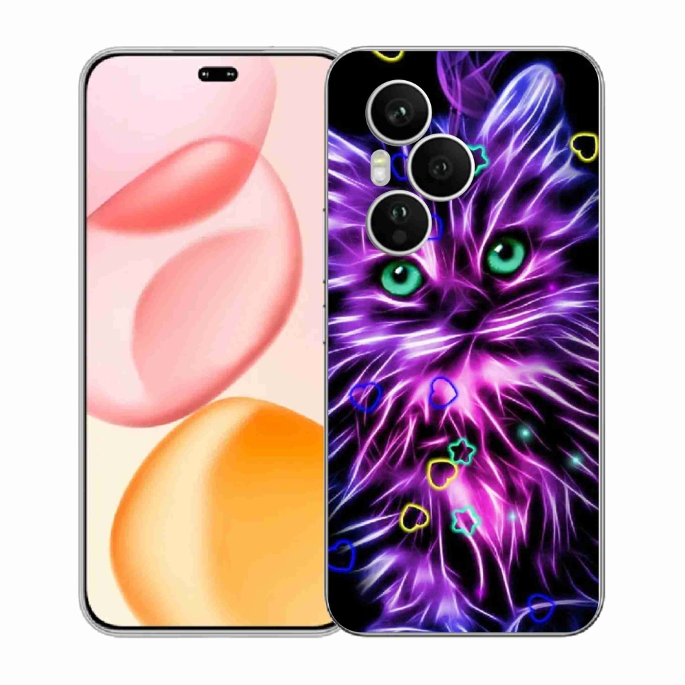 Gélový kryt mmCase na Honor 400 Pro - abstraktná mačka