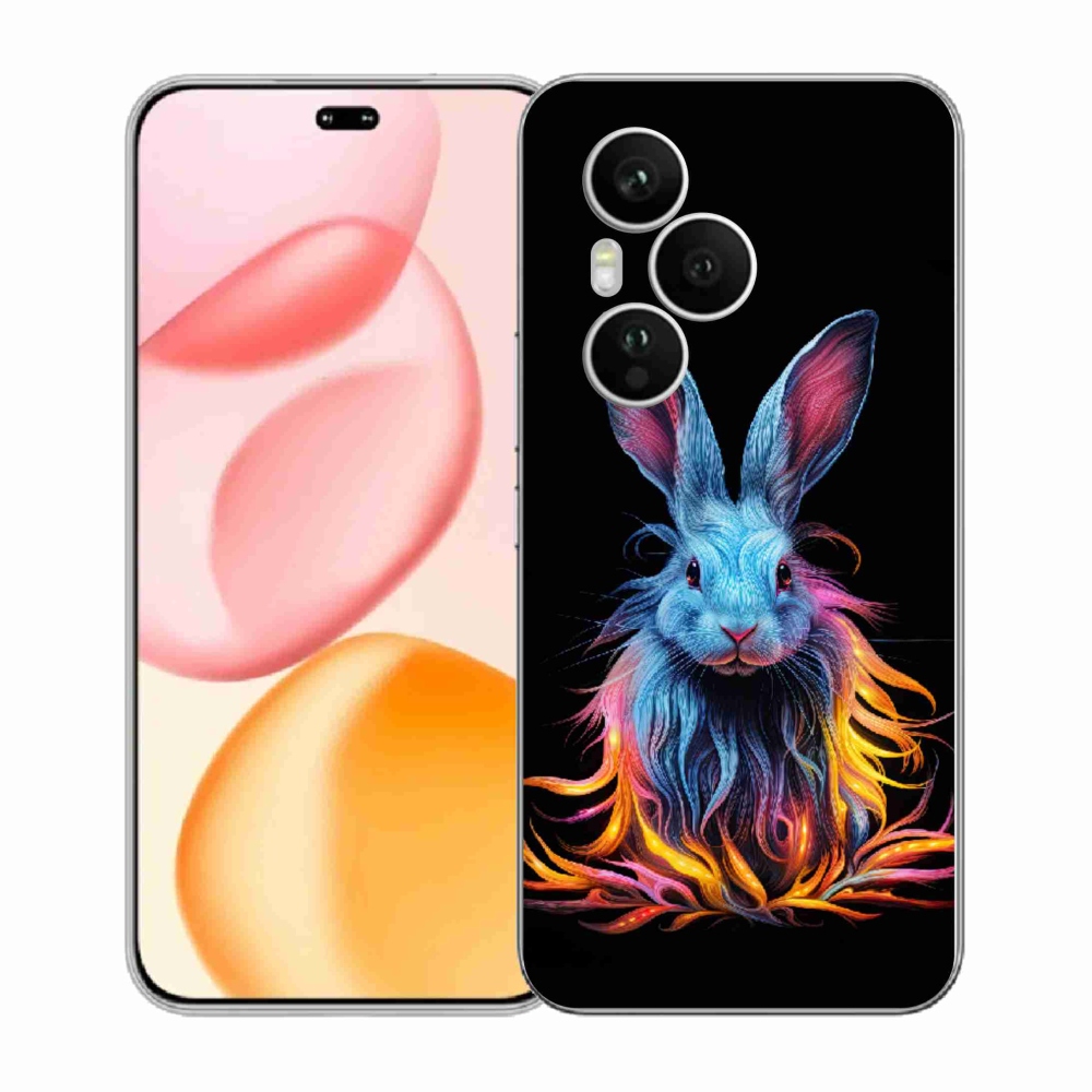 Gélový kryt mmCase na Honor 400 Pro - abstraktný zajac