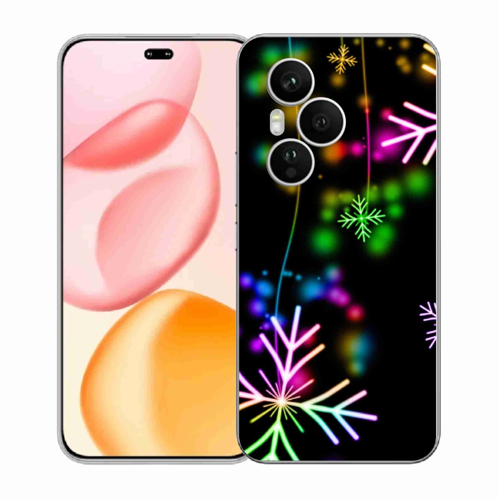 Gélový kryt mmCase na Honor 400 Pro - farebné vločky