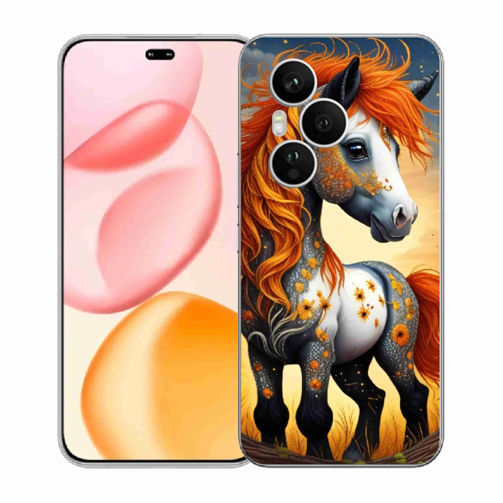 Gélový kryt mmCase na Honor 400 Pro - farebný poník