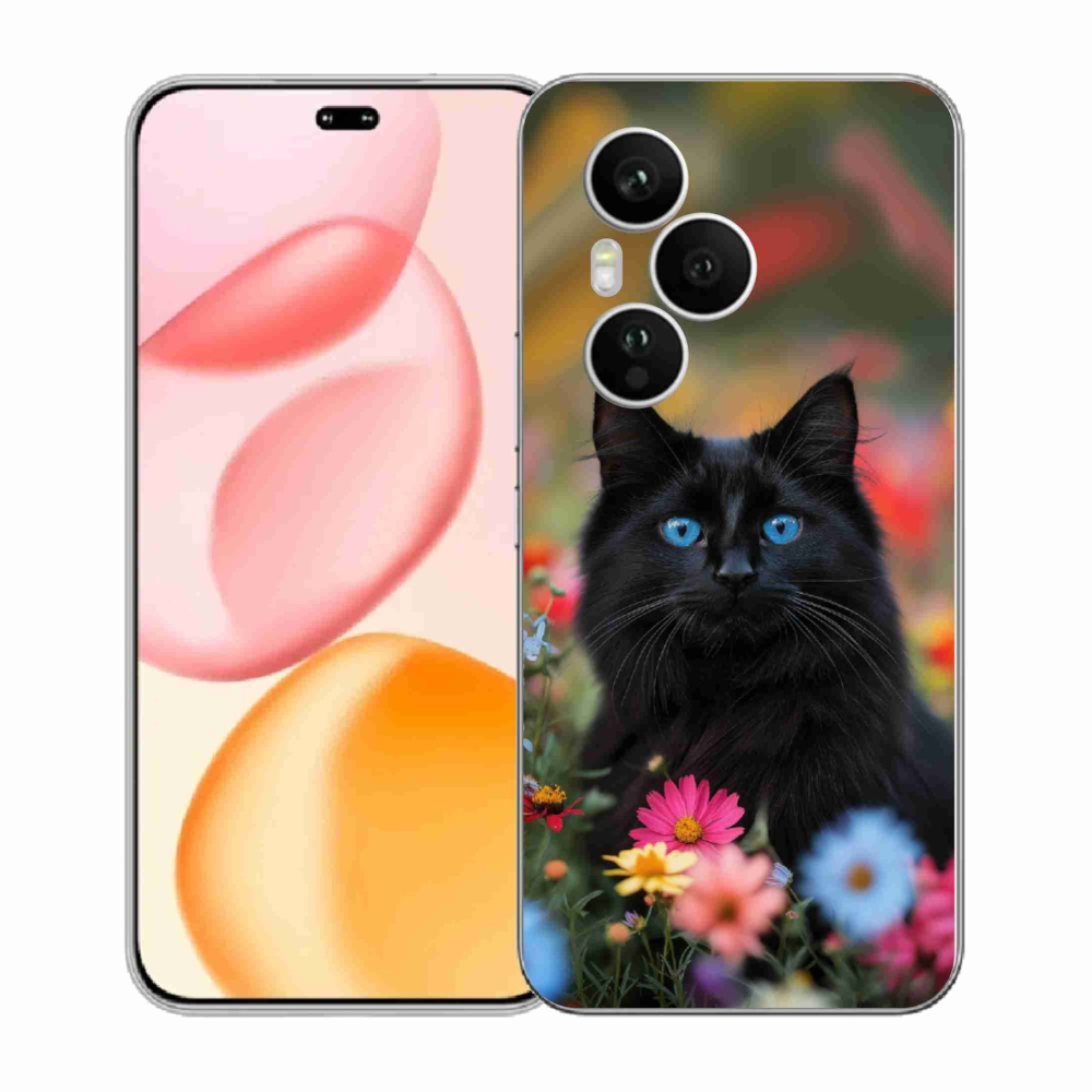 Gélový kryt mmCase na Honor 400 Pro - čierne mačiatko 4