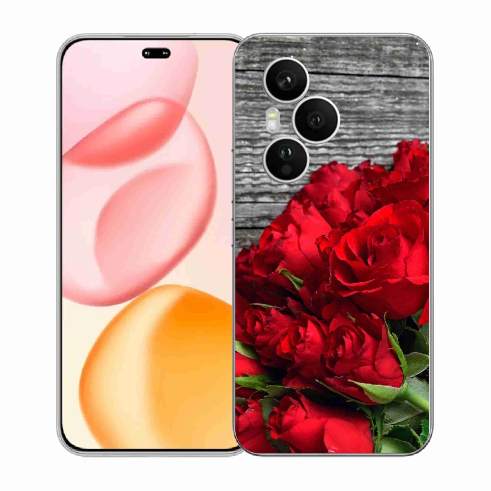 Gélový kryt mmCase na Honor 400 Pro - červené ruže