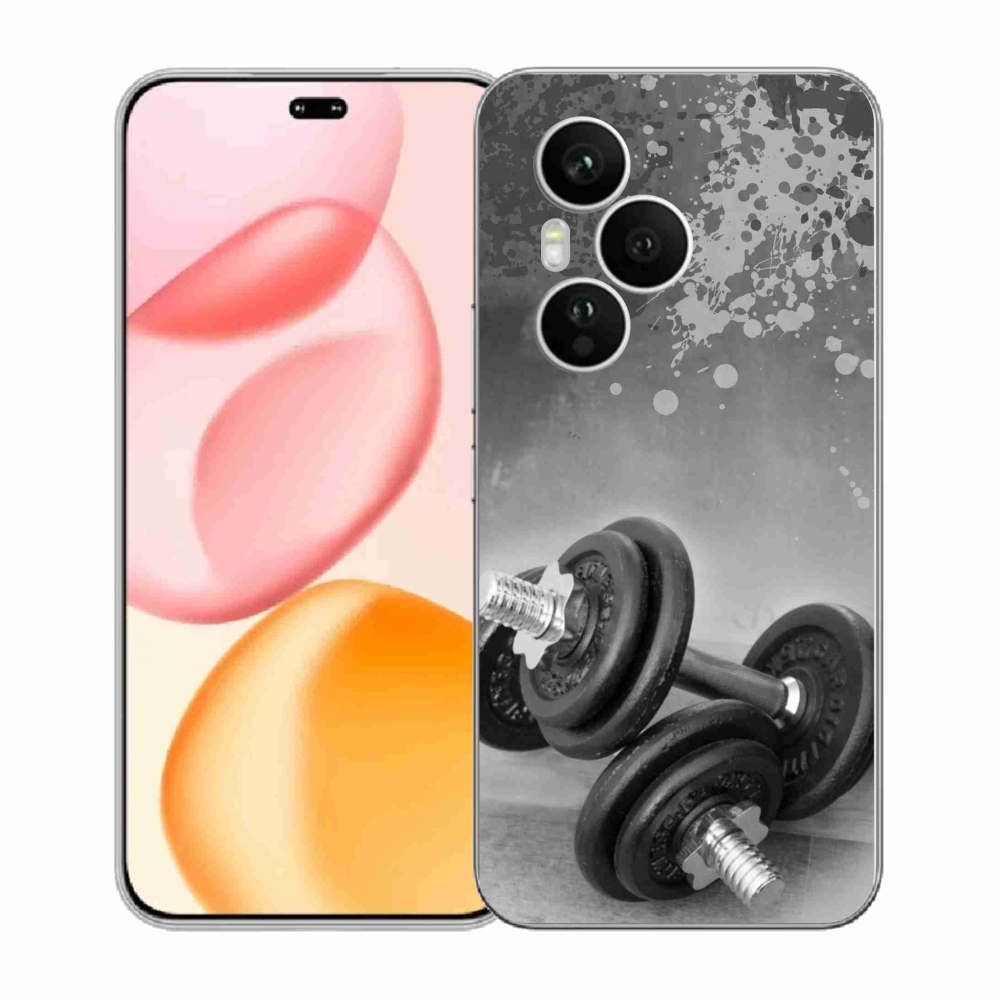 Gélový kryt mmCase na Honor 400 Pro - činky 1