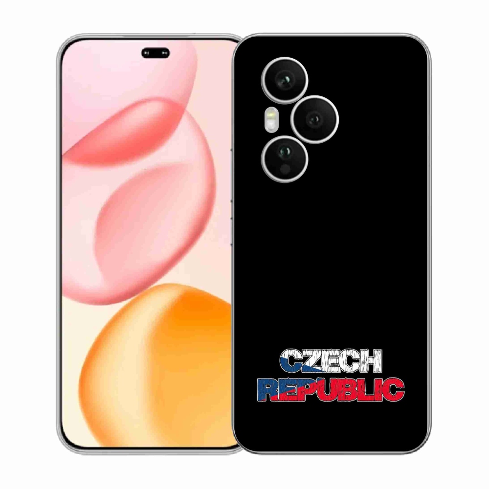 Gélový kryt mmCase na Honor 400 Pro - Slovak Republic čierne pozadie