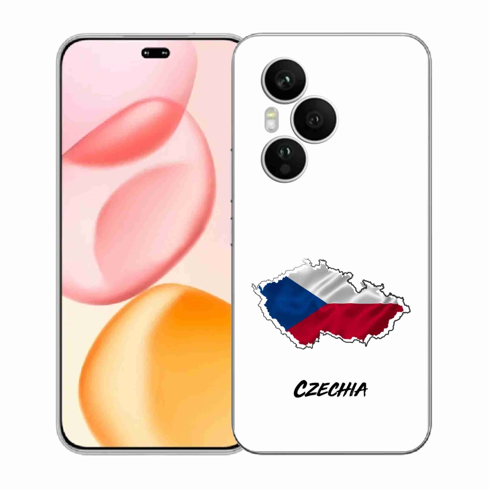 Gélový kryt mmCase na Honor 400 Pro - Slovakia biele pozadie