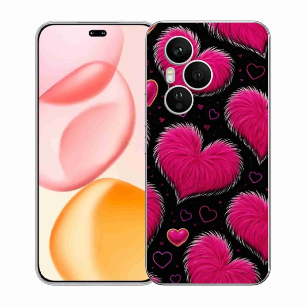 Gélový kryt mmCase na Honor 400 Pro - hebké srdce