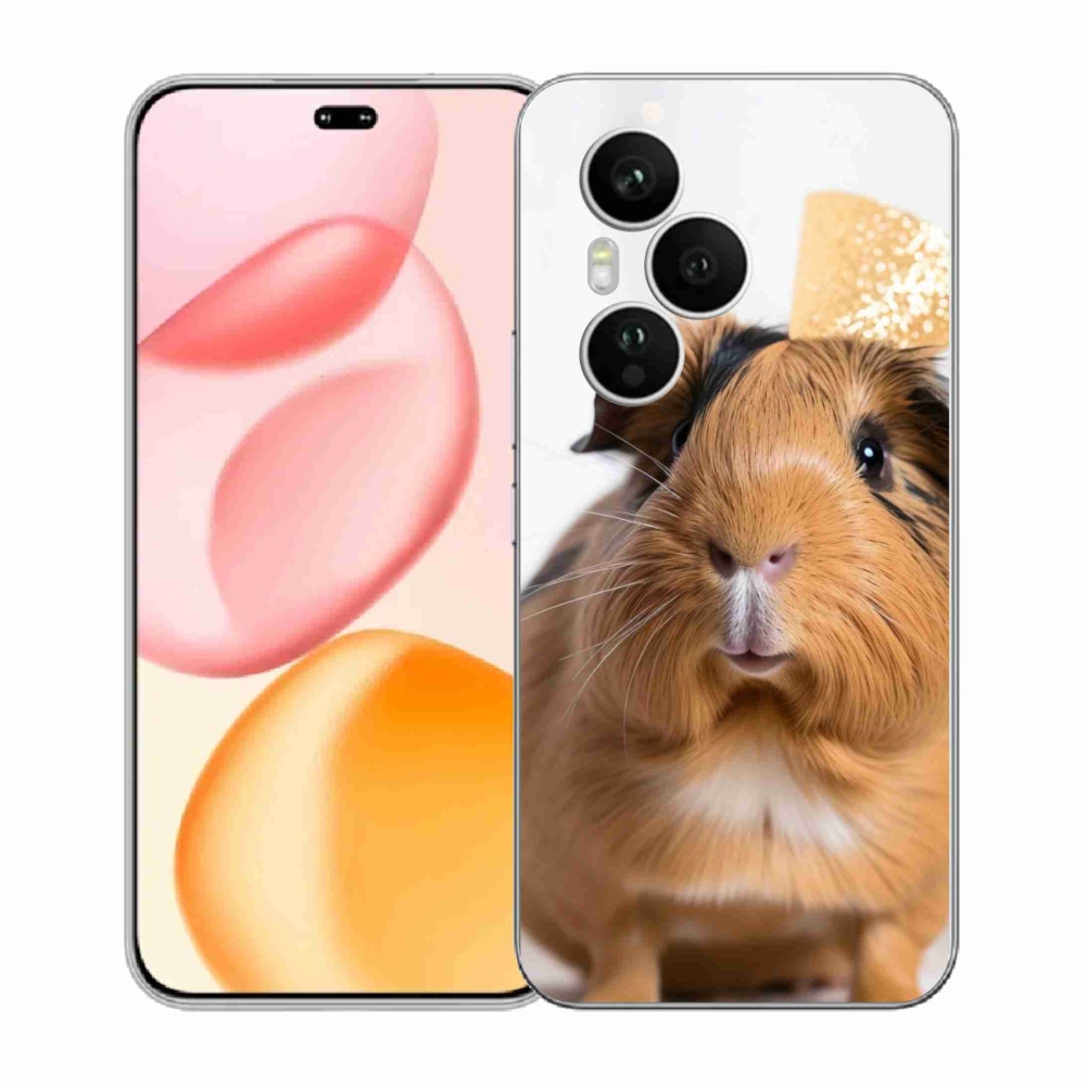 Gélový kryt mmCase na Honor 400 Pro - hnedé morča