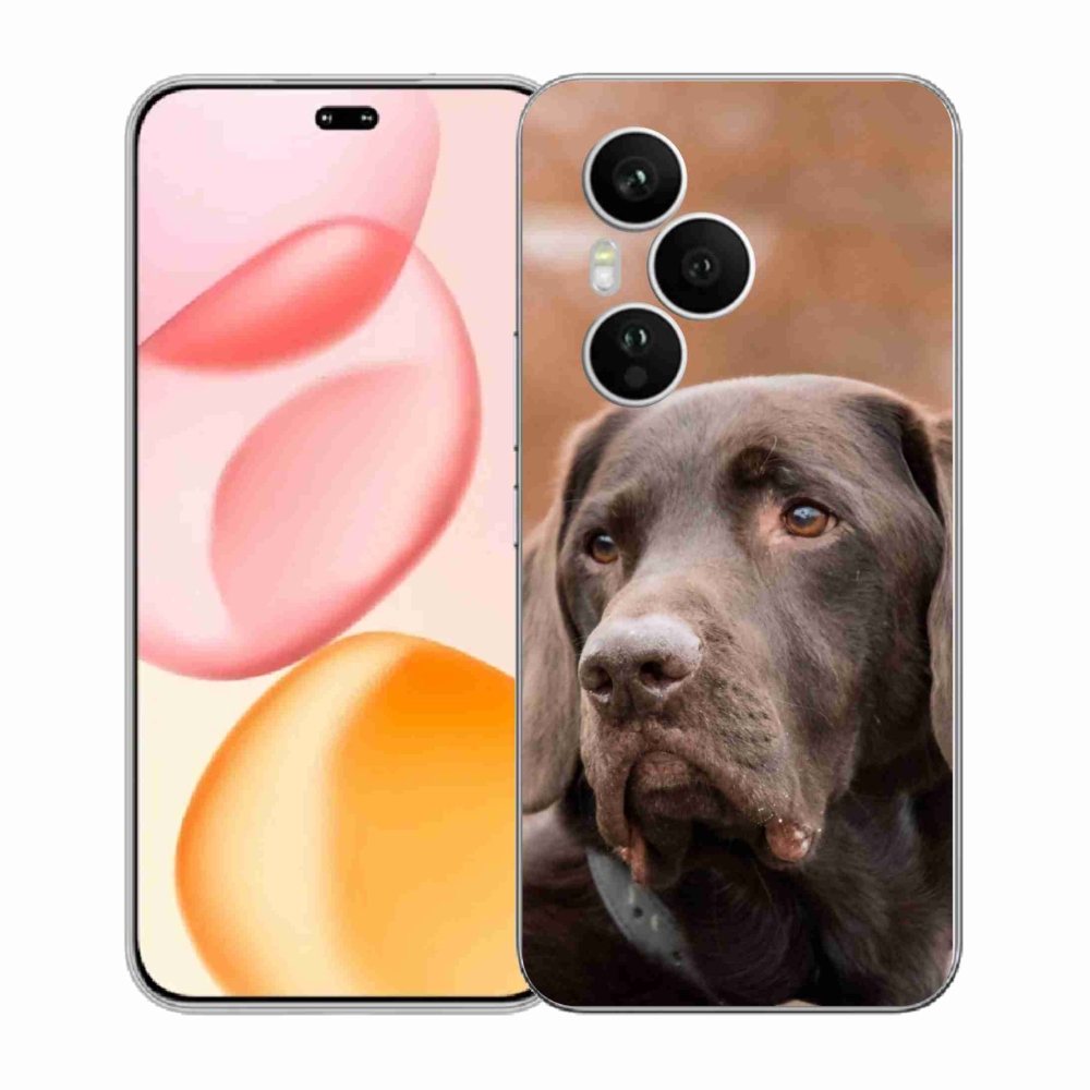 Gélový kryt mmCase na Honor 400 Pro - hnedý labrador