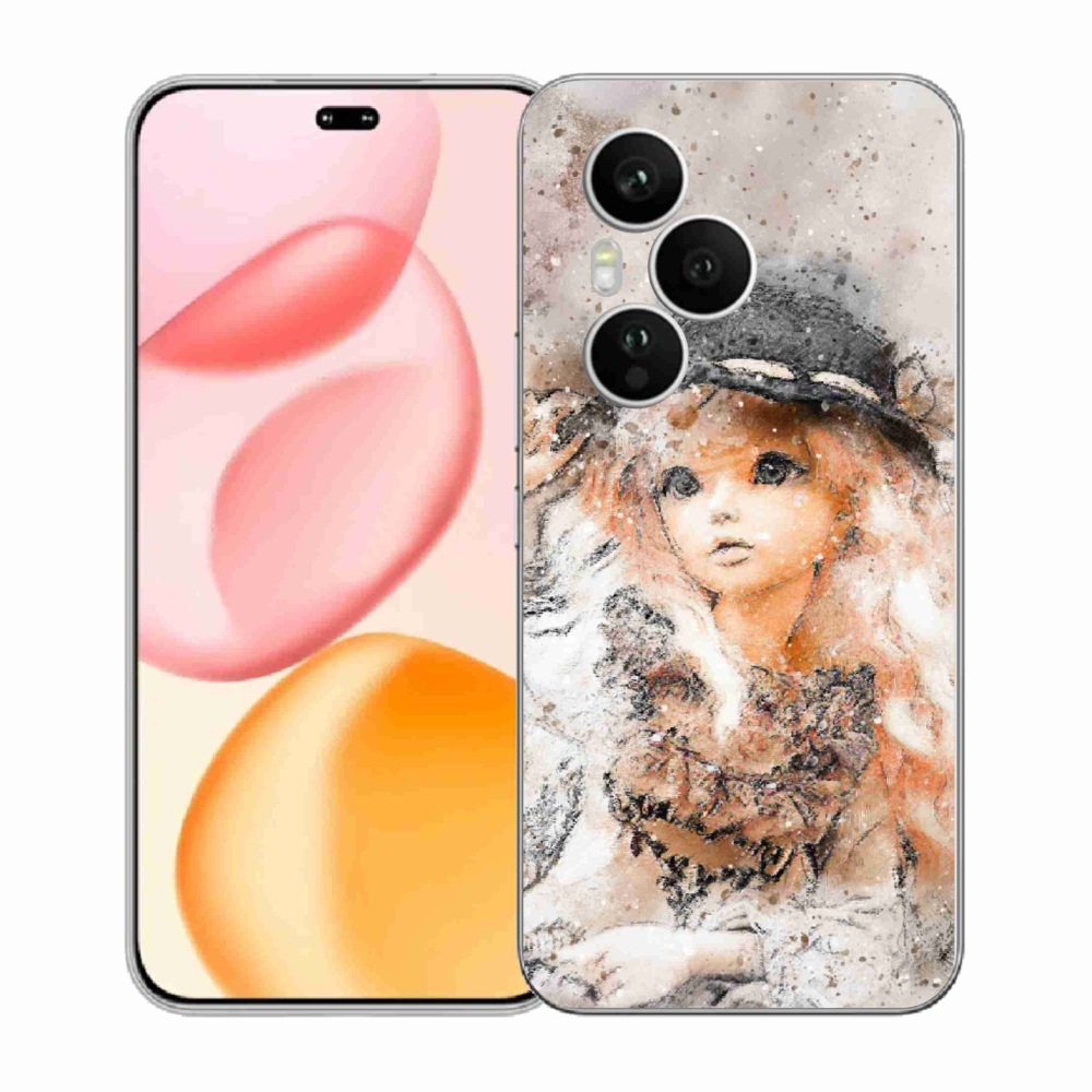 Gélový kryt mmCase na Honor 400 Pro - dievčatko s klobúkom