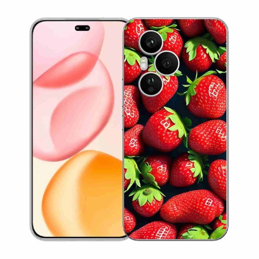 Gélový kryt mmCase na Honor 400 Pro - jahody