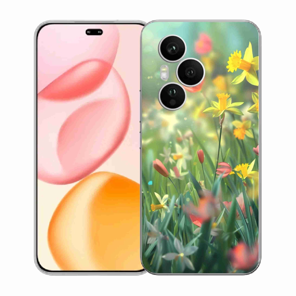 Gélový kryt mmCase na Honor 400 Pro - jarné kvety