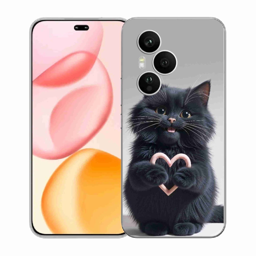 Gélový kryt mmCase na Honor 400 Pro - mačacia láska 3