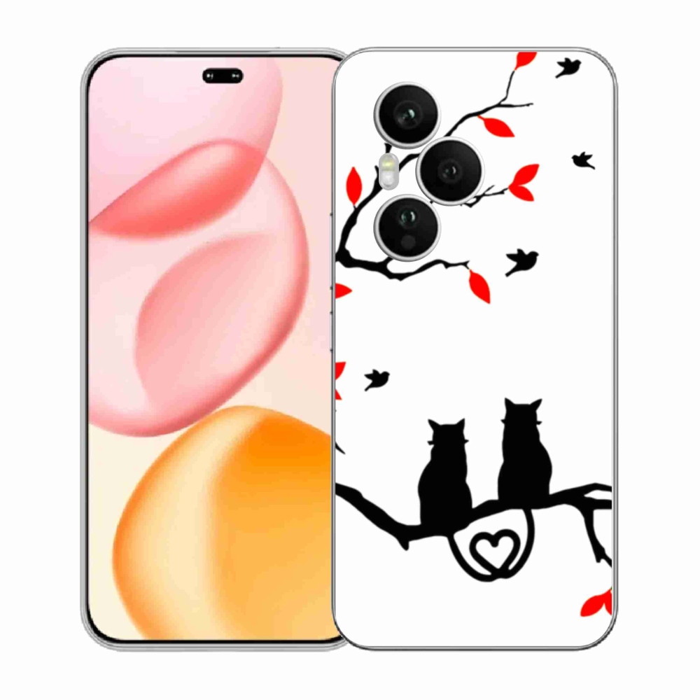 Gélový kryt mmCase na Honor 400 Pro - mačacia láska