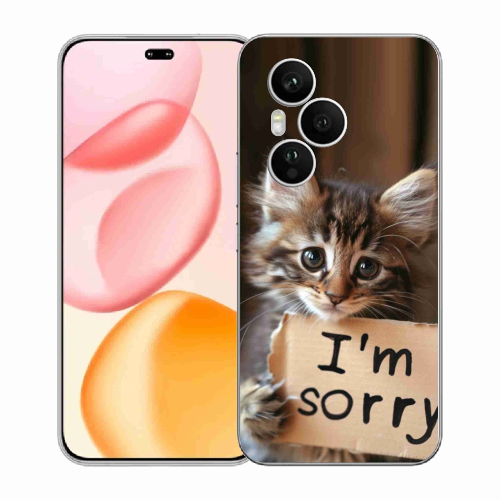 Gélový kryt mmCase na Honor 400 Pro - mačacie ospravedlnenie