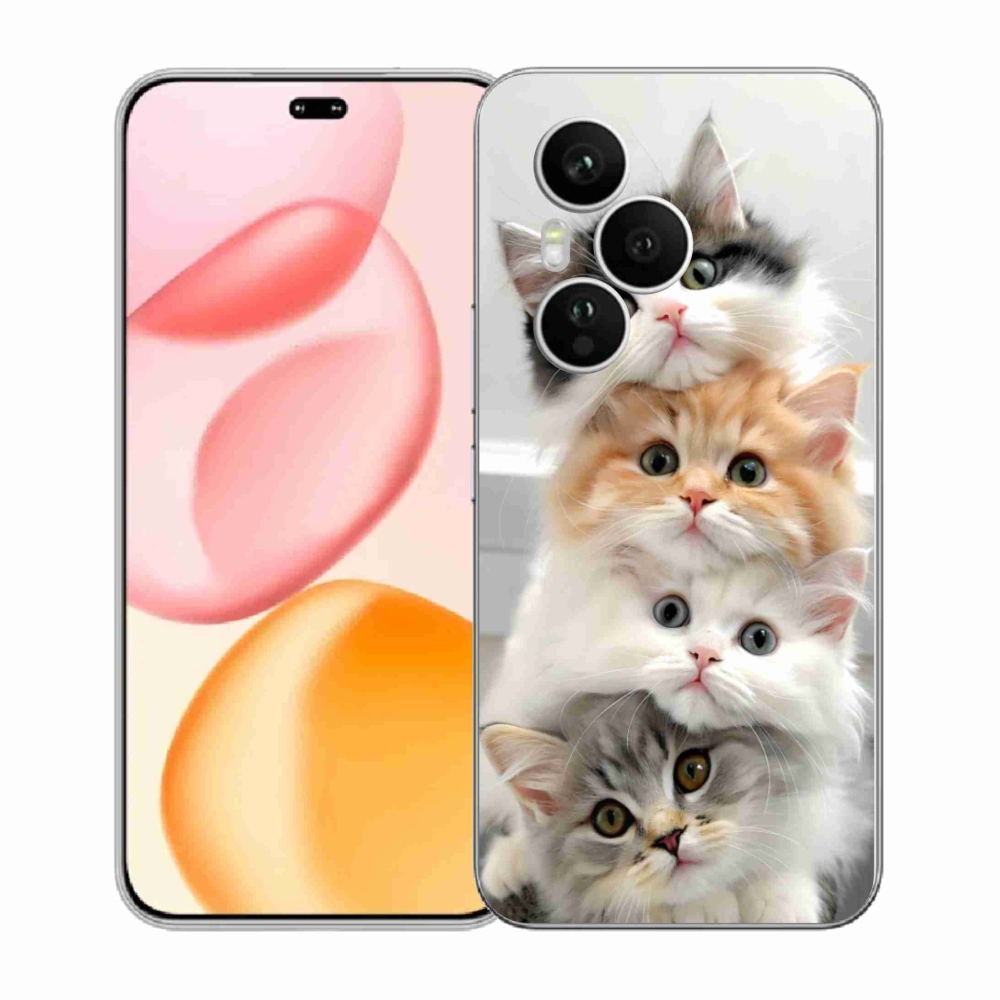 Gélový kryt mmCase na Honor 400 Pro - mačacia partia